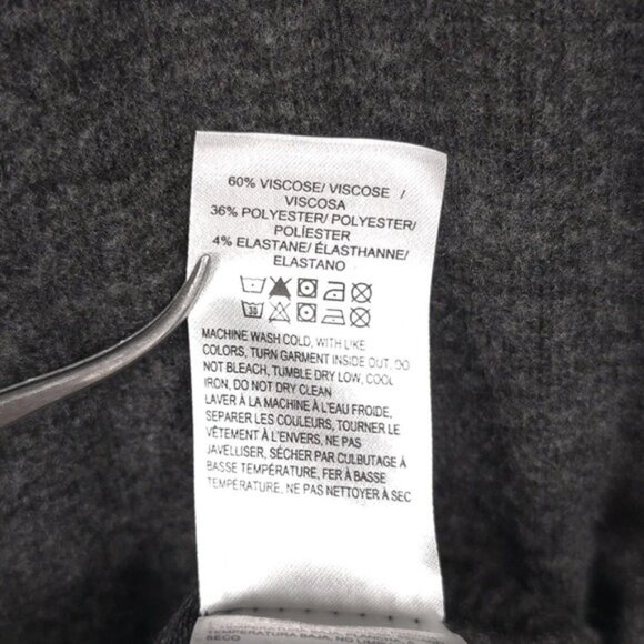 NWT LUCKY BRAND Women Cloud Jersey MockNeck Dress Gray Soft Sweater Dress MEDIUM - Picture 14 of 14